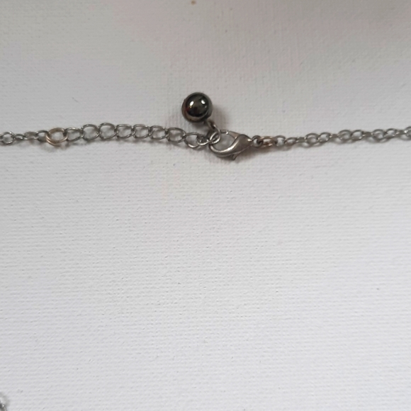 Flower Glass Pendant with Oil Effect - Picture 4 of 6